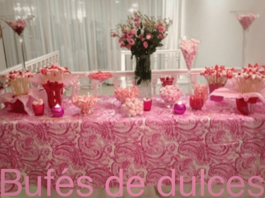 Candy bars / bufés de dulces / mesas de dulce